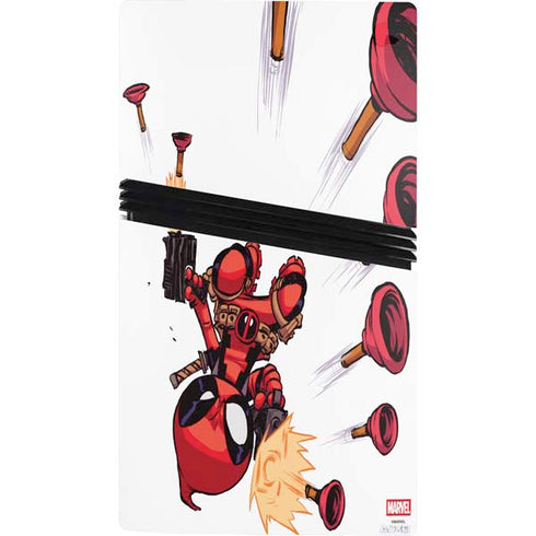 Marvel Deadpool Babypool Shooting PS5 Pro Bundle Skin